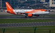 An EasyJet Airbus A320-214 with Austria livery, registration OE-IVA, takes off from Brusse...