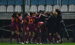 Frederikke Thogersen of A.S. Roma Femminile celebrates after scoring to make the score 1-2...