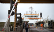 The entrance to the Warszow ferry crossing, which connects the two parts of Swinoujscie ac...