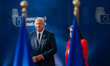 Federal Chancellor of Austria Christian Stocker arrives prior to the European summit meeti...
