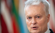 Prime Minister of Lithuania Gitanas Nauseda speaks to journalists as he arrives prior to t...