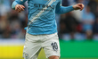 Rayan Cherki of Manchester City runs with the ball during the Carabao Cup Final match betw...