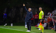 Carlos Vicens, head coach of SC Braga, is seen during the Liga Portugal Betclic 2025/26 Le...