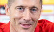 Robert Lewandowski during a Poland national team press conference ahead of the FIFA World...
