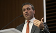 Minister of Sport of the United Arab Emirates, Ahmad Belhoul Al Falasi, delivers remarks a...