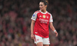 Emily Fox of Arsenal during the UEFA Women's Champions League Quarter-finals match between...