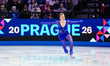 Lorine Schild of France competes in the Women's Short Program during the ISU Figure Skatin...