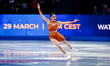 Madeline Schizas of Canada competes in the Women's Short Program during the ISU Figure Ska...