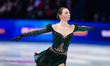 Sarah Everhardt of the United States competes in the Women's Short Program during the ISU...