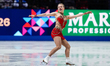 Anastasiia Gubanova of Georgia competes in the Women's Short Program during the ISU Figure...