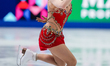Anastasiia Gubanova of Georgia competes in the Women's Short Program during the ISU Figure...
