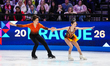 Yuna Nagaoka and Sumitada Moriguchi of Japan compete in the Pairs Short Program during the...