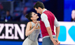 Irma Caldara and Riccardo Maglio of Italy compete in the Pairs Short Program during the IS...