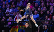 Katie McBeath and Daniil Parkman of the United States compete in the Pairs Short Program d...