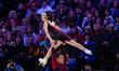 Lia Pereira and Trennt Michaud of Canada compete in the Pairs Short Program during the ISU...