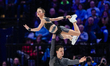 Alisa Efimova and Misha Mitrofanov of the United States compete in the Pairs Short Program...