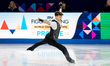 Lukas Britschgi of Switzerland performs in the men's short program during the ISU Figure S...