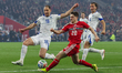 Dan James of Wales in attacking action during the FIFA World Cup Play-offs Semi-final matc...