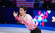 Jacob Sanchez of the United States competes in the Men's Short Program during the ISU Figu...