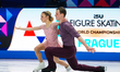 Alisa Efimova and Misha Mitrofanov of the United States compete in the Pairs Free Skate du...