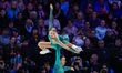 Anastasiia Metelkina and Luka Berulava of Georgia compete in the Pairs Free Skate during t...