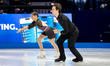 Gabriella Izzo and Luc Maierhofer of Austria perform in the pairs short program during the...