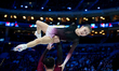 Jiaxuan Zhang and Yihang Huang of China perform in the pairs short program during the ISU...