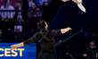 Emily Chan and Spencer Akira Howe of the United States perform in the pairs short program...