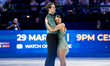 Anastasia Vaipan-Law and Luke Digby of the United Kingdom perform in the pairs short progr...