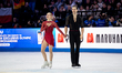 Minerva Fabienne Hase and Nikita Volodin of Germany perform in the pairs short program dur...