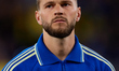 Jesper Karlstrom of Sweden looks on prior to the FIFA World Cup 2026 European Qualifiers K...