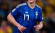 Viktor Gyokeres of Sweden celebrates after scoring the team's third goal during the FIFA W...