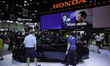 A Honda vehicle is displayed during the Thailand International Motor Show 2026 at Impact C...
