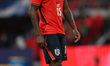 Kobbie Mainoo of England looks on during the international friendly match between England...