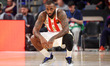 Codi Miller-McIntyre plays during the match between FC Barcelona and Crvena Zvezda Meridia...