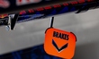 A brakes sign is seen in the pit lane at Red Bull Racing during the Formula 1 Japan Suzuka...