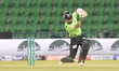 Abdullah Shafique plays a shot during the Pakistan Super League (PSL) match between Lahore...