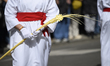 The La Borriquita Procession takes place during Palm Sunday in Madrid, Spain, on March 28,...