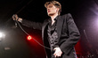 Wes Leavins from the American alternative rock band Brigitte Calls Me Baby performs live a...