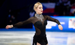 Ekaterina Kurakova of Poland performs in the women's free skating during the ISU Figure Sk...