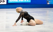 Ekaterina Kurakova of Poland performs in the women's free skating during the ISU Figure Sk...