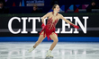 Sarah Everhardt of the United States performs in the women's free skating during the ISU F...