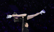 Lia Pereira and Trennt Michaud of Canada perform during the gala exhibition at the ISU Fig...