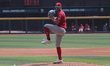 James Kaprielian #60 of Diablos Rojos del Mexico pitches the ball during the Baseball Cham...