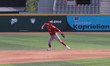 Carlos Sepulveda #8 of Diablos Rojos del Mexico throws the ball during the Baseball Champi...