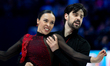 Jennifer Janse Van Rensburg and Benjamin Steffan of Germany perform in the ice dance free...