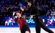 Jennifer Janse Van Rensburg and Benjamin Steffan of Germany perform in the ice dance free...