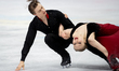 Katerina Mrazkova and Daniel Mrazek of the Czech Republic perform in the ice dance free da...