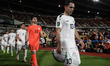 The Turkmenistan squad walks onto the pitch before the AFC Asian Cup 2027 Qualifiers match...