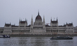 A view of the Hungarian Parliament Building and the Danube River in Budapest, Hungary, on...